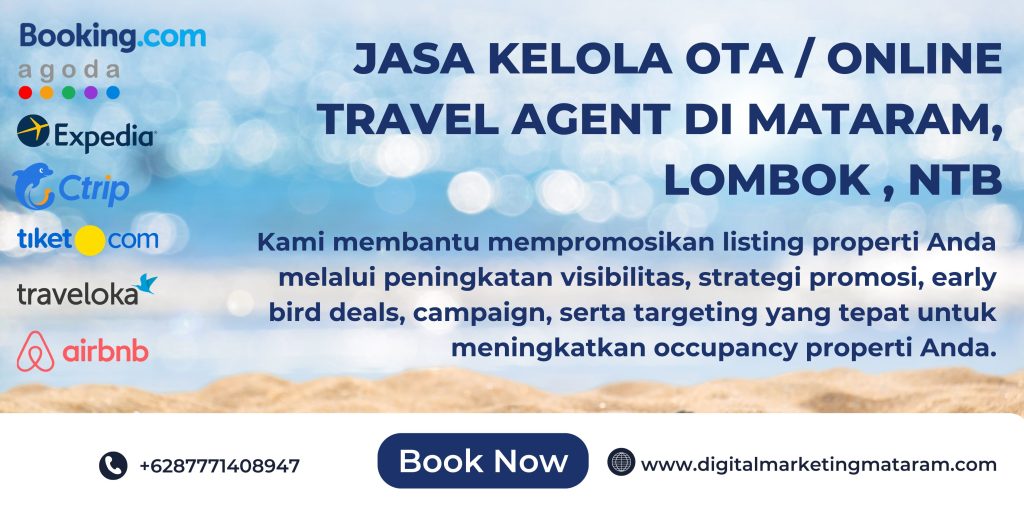 Jasa Kelola OTA Hotel di Mataram